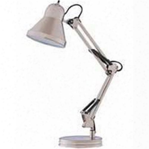 Boston Harbor Wk-618e-3l Lamp Desk Swg Arm Adj A19 Bn Finish=brushed Nickel