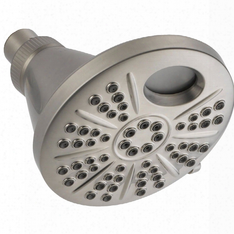 Delta 52646-ss-pk Temp2o Multi Function Shower Head W/ Led Visual Temperature Display Stainless