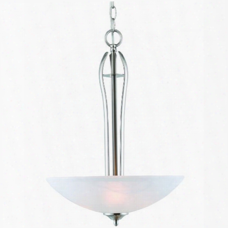 Design House 512566 Trevie 1-light Pendant Light Satin Nickel