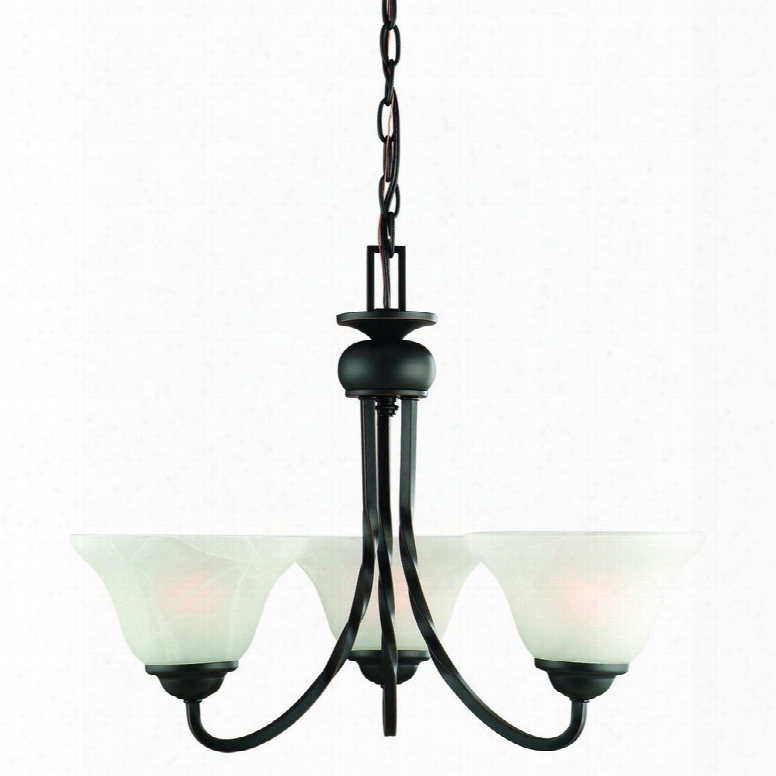 Design House 514893 Drake 3-light Chandelier Oil Rubbed Bronze