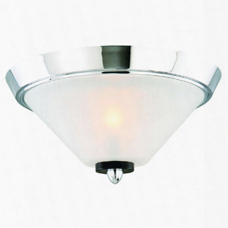 Design House 516955 2-light Paramount Flush Mount Ceiling Light Chrome