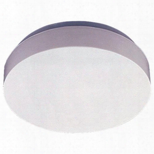 Drum Ceiling Fixture With One 32 Watt And One 22 Watt Circline Type Fluorescent Lamps, 14 In., White 671927