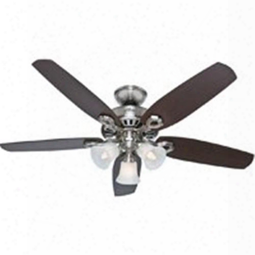 Hunter Fan Company 53237 Fan Ceil 52in 5bld/3lt Cand Bn Hardware Finish=brushed Nickel