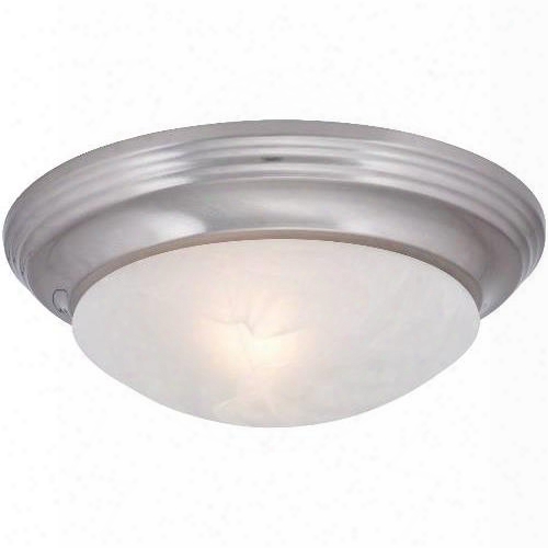 Monument 563118 Decorative Ceiling Fixture, Brushed Nickel 563118