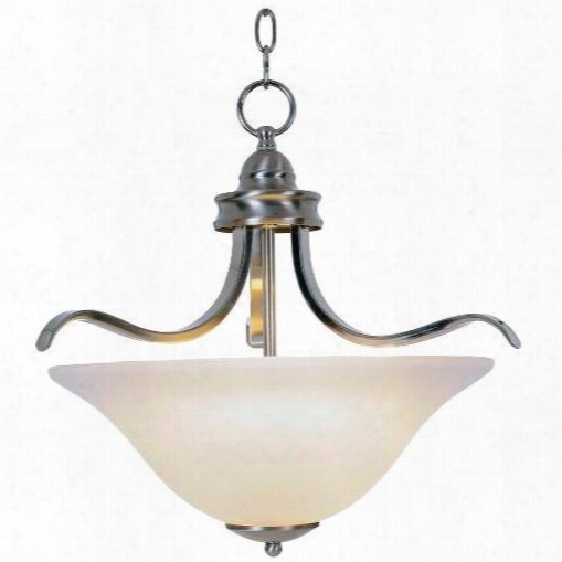 Monument 617248 Sanibel Lighting Collection, 3 Light Pendant, Brushed Nickel 617248