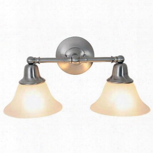 Monument 617265 Sonoma Lighting Collection, 2 Light Vanity, Brushed Nickel 617265