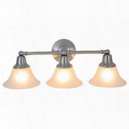 Monument 617267 Sonoma Lighting Collection, 3 Light Vanity, Brushed Nickel 617267