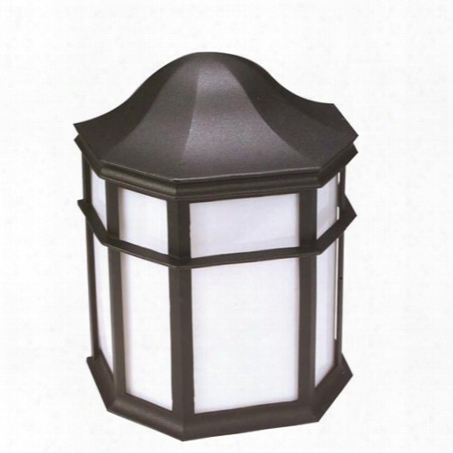 Quad Black Cast Aluminum Wall Mount Fixture, 7-3/4 X 9-1/2, Uses 2 26-watt G24q-1 Base Bulb (not Included) 671404