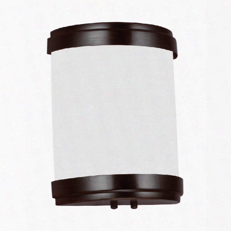 Sea Gull Lighting 4933491s-710 Ada Led Wall Sconce Burnt Sienna Finish