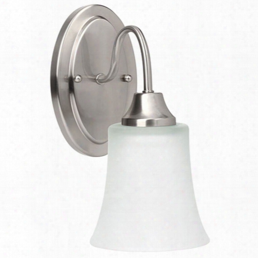 Sea Gull Lighting 49806ble-962 Holman 1 Light Wall Sconce Brushe Nickel Finish