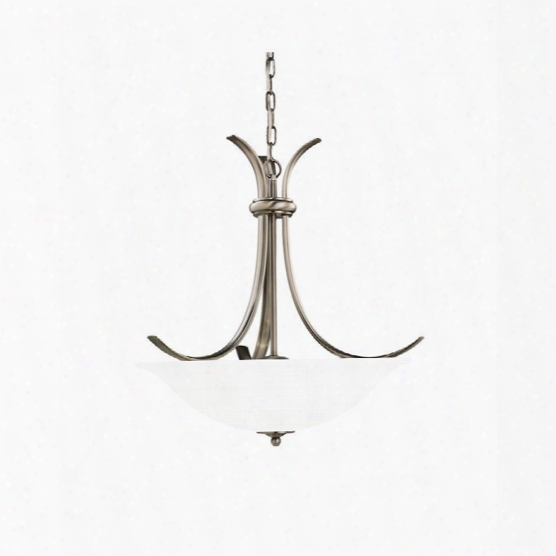 Sea Gull Lighting 65361-965 Rialto 3-light Pendant Antique Bruhsed Nicel