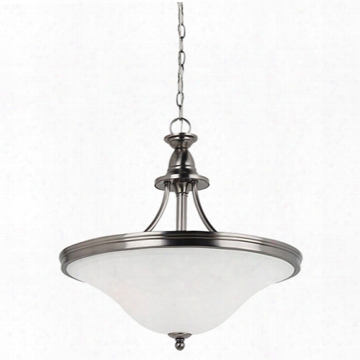 Sea Gull Lighting 65851-965 3 Light Pendant Antique Brushed Nickel