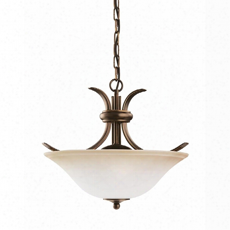 Sea Gull Lighting 75360-829 2-light Rialto Pendant Fixture Russet Bronze