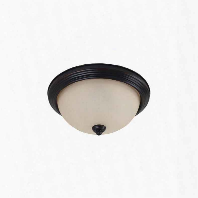 Sea Gull Lighting 77064s-710 Ceiling Flush Mount Round Led Burnt Sienna