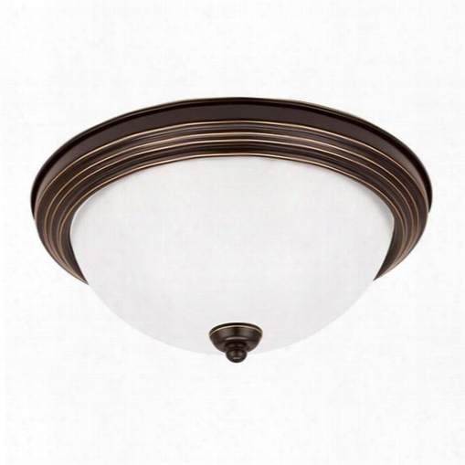 Sea Gull Lighting 79163ble-782 1 Light Ceiling Flush Mount Heirloom Bronze