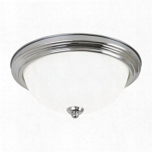 Sea Gull Lighting 79364ble-05 Two Light Ceiling Flush Mount Chrome