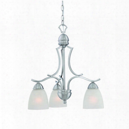 Thomas Lighting Sl808178 Triton 3 Light Chandelier In Brushed Nickel Finish