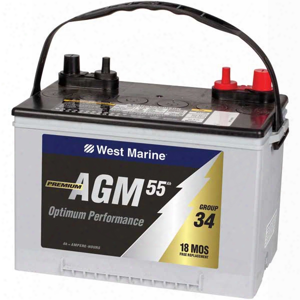 West Marine High Cranking Power Agm Battery