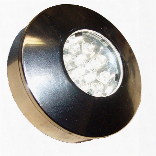 Aqua Signal Bamako Led Round Light, Surface/recessed-mount, Chrome Plastic Housing