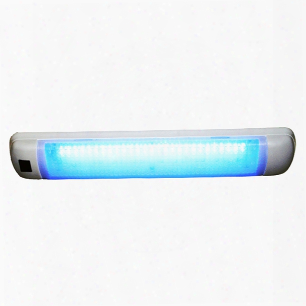 Aqua Signal Maputo Rectangular Led, White/blue W/ Rocker Switch