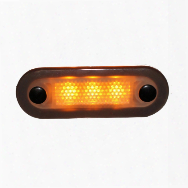 Aqua Signal Santiago 3-led Oval Light, Yellow Leds