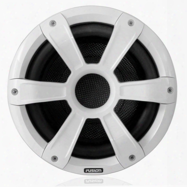 Fusion Sg-sl10spw 10" Sports White Marine Subwoofer With Led's
