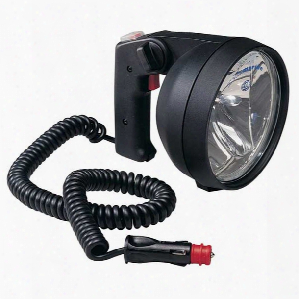 Hella Marine Twin Beam Hand Held Search Light, Black Housing, 12v