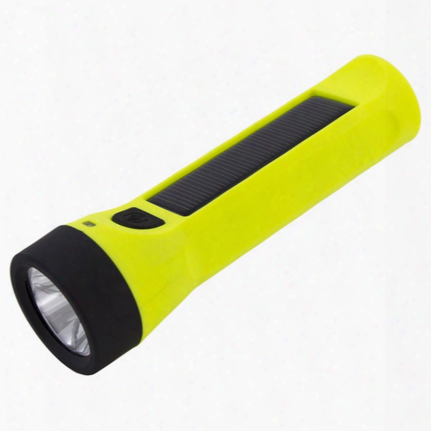 Hybrid Light Solar 160-lumen Flashlight With Rapid-charging Usb And Micro-usb Ports