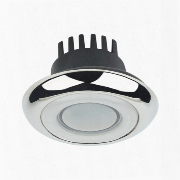 Imtra Corporation Courtesy Light, 10 To 30v Dc, Stainless Steel, 1 X 1 Watt Warm White Led, Ip65