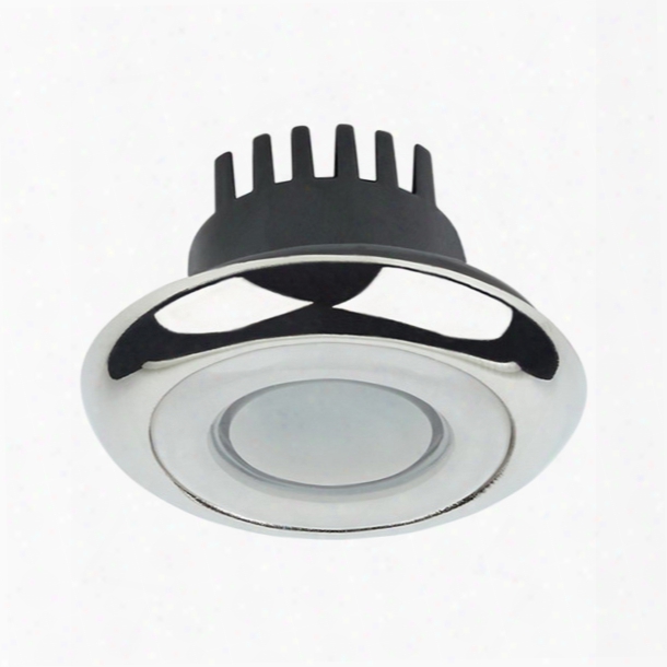 Imtra Corporation Courtesy Light, 10 To 30v Dc, Stainless Steel, 1 X 1 Watt Blue Led, Ip65