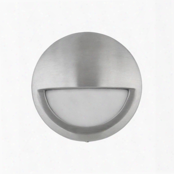 Imtra Corporation Courtesy Light, 12v Dc, Brushed Stainless Steel, Blue Led, Ip65