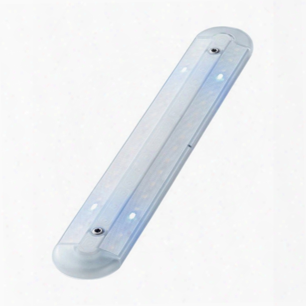 Imtra Corporation High Output Linear Led Downlight, 10 To 30v Dc, Touchsensor Switch, Warm White/blue, Clear