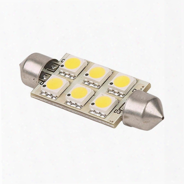 Imtra Corporation Led Replacemen Bulb 37mm Warm White 10 To 30v Dc 1.5w, 6 Led Sv8.5 Festoon