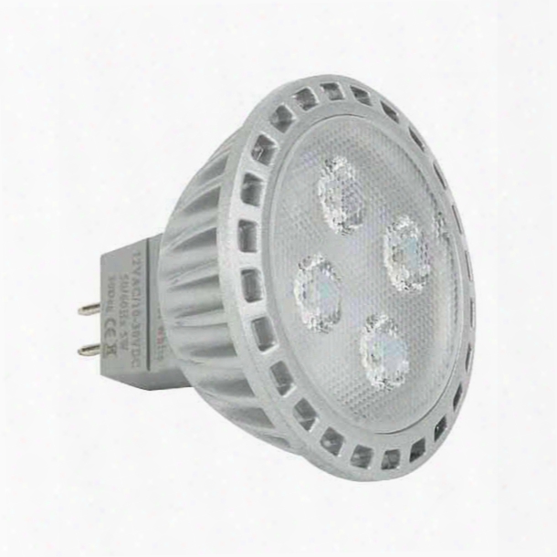 Imtra Corporation Led Replacement Bulb, Warm White, 10 To 30v Dc, 5 Watts, Mr16 (gu5.3) Socket