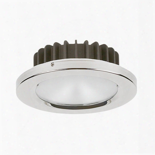 Imtra Corporation Powerled Bi-color Downlight, 10 To 30v Dc, Polished Stainle Ss Steel Trim Ring, Warm White/blue Led, Ip65