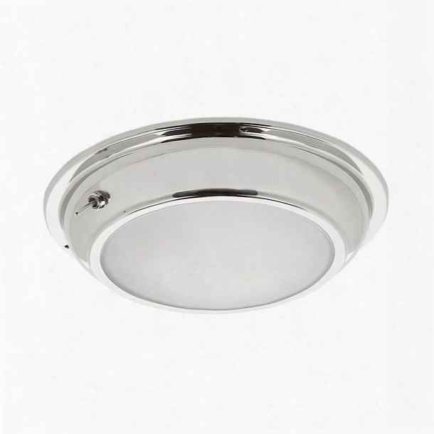 Imtra Corporation Powerled Dome Light With Toggle Switch, 10 To 30v Dc, Stainless Steel, 2 X 3 Watts Led, Ip55