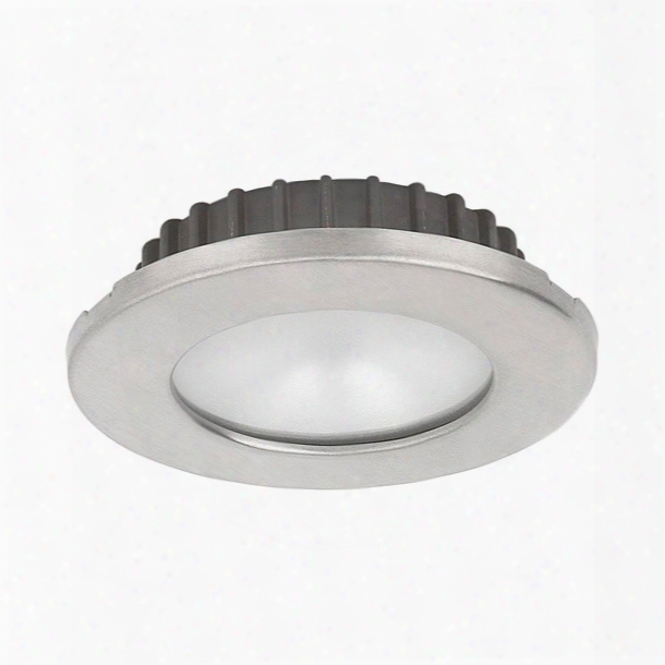 Imtra Corporation Powerled Downlight, 10 To 30v Dc, Brushed Stainless Steel Trim Ring, Cool White, Ip65