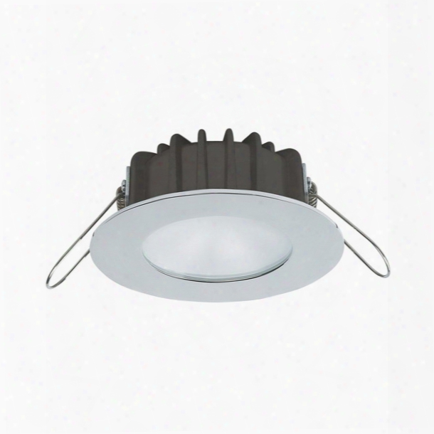 Imtra Corporation Powerled Downlight, 110 To 30v Dc, Stainless Steel Trim Ring, Cool White, 2 X 3 Watts High Flux Led, Ip65