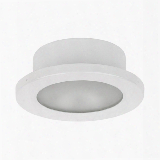 Imtra Corporation Powerled Downlight, 10 To 30v Dc, White, 2 X 3 Watts Led, Frosted Lens, Ip65