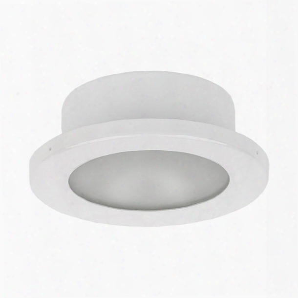 Imtra Corporation Powerled Downlight, 10 To 30v Dc, Whitte, Cool White, 2 X 3 Watts Led, Frosted Lens, Ip65