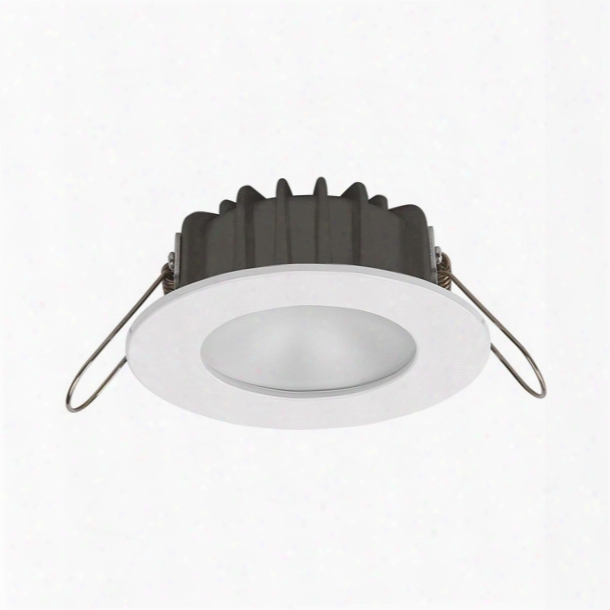 Imtra Corporation Powerled Downlight, 10 To 30v Dc, White Trim Ring, 2 X 3 Watts High Flux Led, Ip65