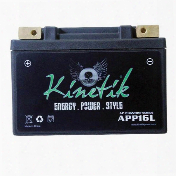 Kinetik Ap Phantom Lithium Iron Battery, App16l