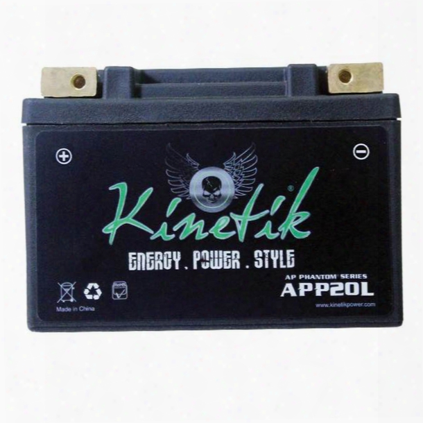 Kinetik Ap Phantom Lithium Iron Battery, App20l