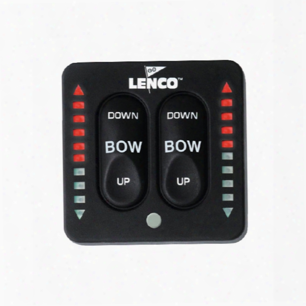 Lenco Marine Two-piece Led Indicator Tactile Switch Kit, Dual Ram