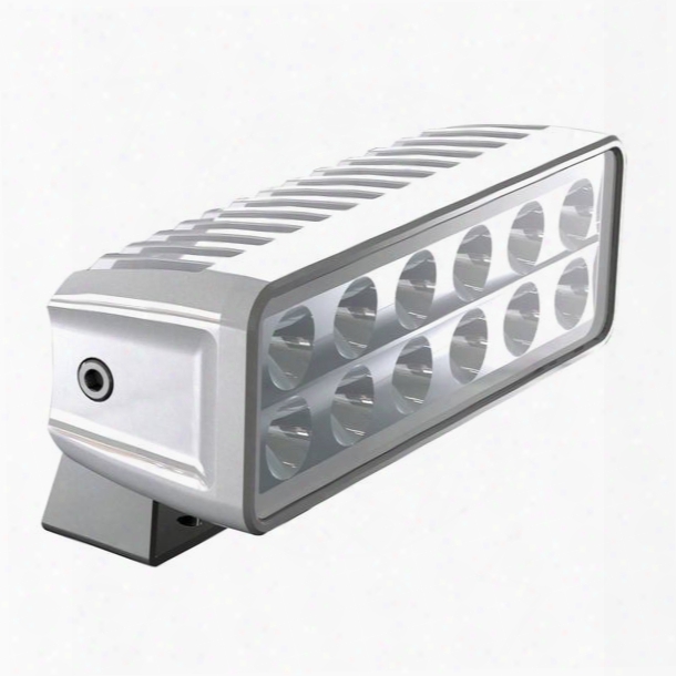 Lumitec Lighting Maxillume H60 Trunnion-mount High-powered Floodlight, White Led With White Housing