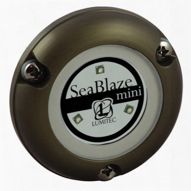 Lumitec Lighting Seablaze Mini Led Underwater Light, Blue