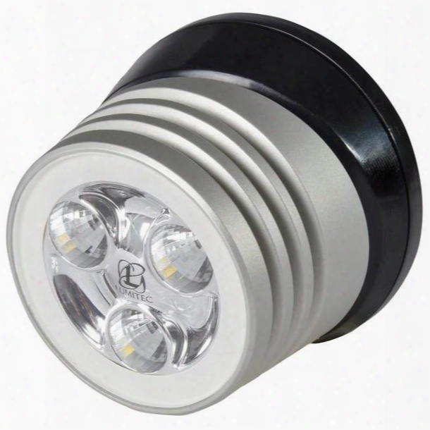 Lumitec Lighting Zephyr Spreader/deck Light, White Led With Black Housing