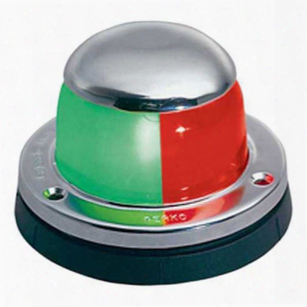 Perko Chrome Plated Bi-color Bow Light, Horizontal Mount