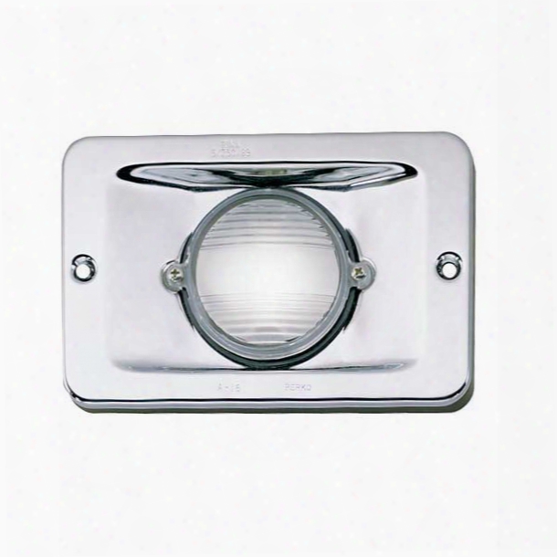 Perko Vertical Flush Mount Stern Light, 5-3/16"lx 3-3/8"w X 1-1/2"d