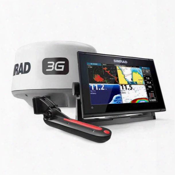 Simrad Go9 Xse Bundled With Totalscan Transducer, Navionics+ Mapping & Broadband 3g Radar